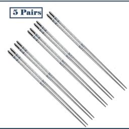 Cooking, Decorative, Eating, Training Stainless Steel Chinese, Japanese, Korean, Vietnamese Chopstick-image-98