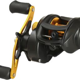 Super Smooth Metal Spool Gold Baitcast Fishing Reel With Magnetic Braking System GLD-200-image-6