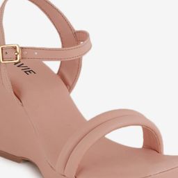 Lavie Open Toe Two Strap Wedges With Ankle Loop image 3