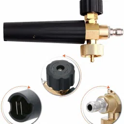 aasons Foam Wash Gun 3000 PSI Jet Snow Foam Lance Foam Cannon Foam Blaster M22-14mm Thread High Pressure Washer Gun Attached with Quick Release connector Combo image 2