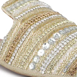 Inc 5 Embellished Pointed Toe Mules Flats image 5
