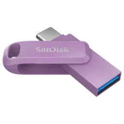 SanDisk Go 512GB USB Type C to USB Type A OTG Pen Drive (Protective Swivel Design, SDDDC3-512G-I46LPD, Lavender) image 2