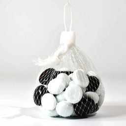 Black & White Milky Glass Stones/Pebbles for Home & Garden Decor Polished Asymmetrical Fire Glass Pebbles-image-75