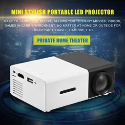 Hespa 720P LED Mini Projector – Perfect for Travel, Parties & Presentations (600 lm / Remote Controller) Portable Projector image 4