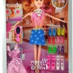 Doll Series With Doll Dresses Set For Kids (Multicolor)-image-27