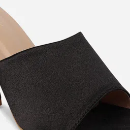 Retro Walk Embellished Square Toe Block Heels image 3