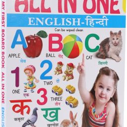 All In One Learning Board Book Preschool-Nursery Kids English-Hindi (32 Pages)-24