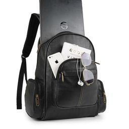 Veneer Unisex Backpack with Compression Straps image 3