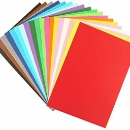 Pack of 50 Sheets (10 color*5 Sheets) A4 Color Paper for Art and Craft/Printing Purpose Multi Color Paper Plain A4 80 gsm Craft paper-17