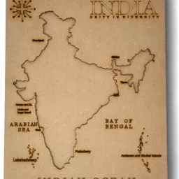 aavkar creation Indian Map Puzzle for Kids with States,Capitals,Monuments&Educational Puzzle image 3