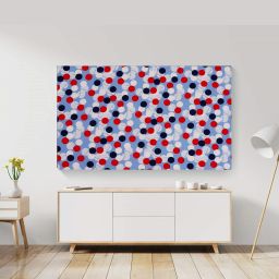 Dream Care Marigold Soft Polyester Elastic Stretchable Printed TV Screen Protector/Cover for 40 inch LED TV - LED Cover 40 Inch-image-60