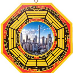 Vastu Feng Shui Bagua Mirror Pakua Mirror Decorative Showpiece - 15.24 cm-image-37