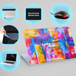 SDM 6IN1LAPTOPSKIN,SCREEN&KEYGAURD PROTECTOR,TRACKPAD,SLEEVEBAG,MOUSEPAD15.6INCH041 Combo Set-image-23
