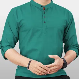 Men Solid Polyester Straight Kurta-picture-18