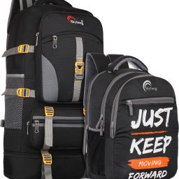 60L Rucksack & 30L Backpack Combo for Travel, Hiking, and Daily Use (Unisex) Rucksack - 60 L-image-62