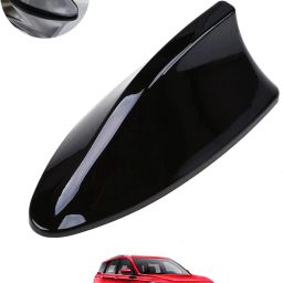 Unique New Design Shark Shape Waterproof Black Shinny Antenna For Car-136 Universal Black Waterproof Car Roof Shark Antenna-136 Satellite Vehicle Antenna-image-23