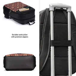 ZOUK Unisex Printed Statement Padded Straps Backpack - Up to 16 inch Laptop image 5