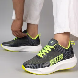 RUN SEVEN Men Mesh Running Non-Marking Shoes image 2