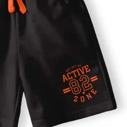 CODEZ Boys Pack Of 2 Printed Typography Shorts image 2