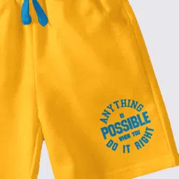 CODEZ Boys Pack Of 2 Typography Printed Mid-Rise Outdoor Casual Regular Shorts image 3