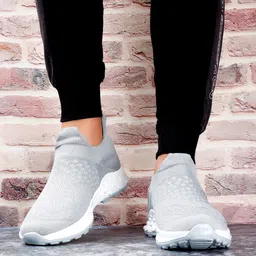 HERE&NOW Men Mesh Running Non-Marking Shoes-picture-4