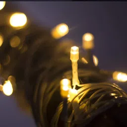 sayeny 40 LEDs 15 m Yellow Steady String Rice Lights image 3