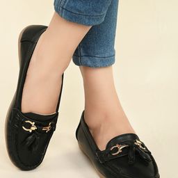 XE Looks Slip-On Ballerinas With Tassels-image-86