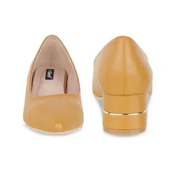 Sherrif Shoes Pointed Toe Block Pumps image 4