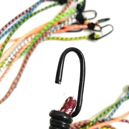 rintl 1 mtr High Strength Stretchable Elastic Rope/Bungee Cord for Behind Bikes 5 Pcs Multicolor image 2