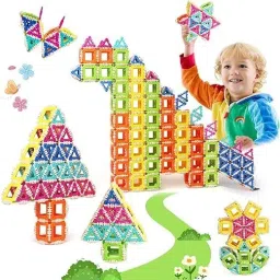 Advanced Geometric 3D Interlocking Triangular Building Blocks, Brain Development-16