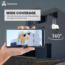 ApnaCam 4G Sim Support Live Monitoring, Two-Way Audio Color Night Vision, 360° Rotation Security Camera image 5