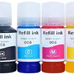 Gedi 008 Refill Ink for Epson L6570, L6580,L15150, L15160 Printers Black + Tri Color Combo Pack Ink Bottle-image-27
