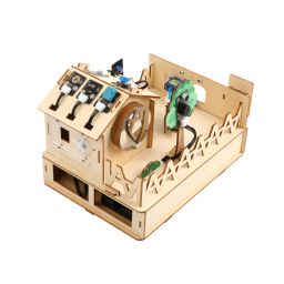 ACEBOTT ESP32 Smart Home IoT Starter Kit Dual-Platform Support Wooden House IoT STEM Kit For 8-12 Years Kids ACEBOTT ESP32 Smart Home IoT Starter Kit Dual-Platform Support Wooden House IoT STEM Kit For 8-12 Years Kids image 5