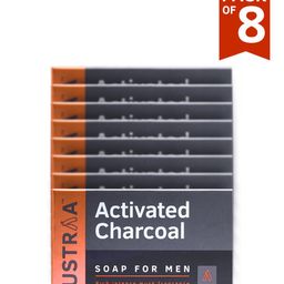 Ustraa Men Pack Of 8 Activated Charcoal Soaps 800 g-48
