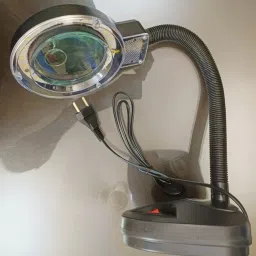 balrama 10x Gooseneck Magnifying Lamp Desk Table Study Lamp Reading Tabletop LED Light Study Lamp image 2