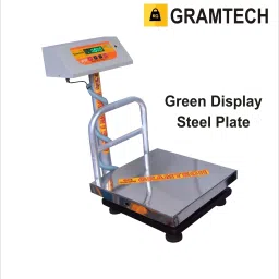 GRAMTECH Weight 100kg x 10g Pole Weighing Scale Machine Double Display for Shop 1 Weighing Scale image 4