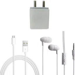 Wall Charger Accessory Combo for Gionee Max, Oppo A5s, Oppo A12, Oppo A1k ,Vivo Y91i, Honor 9s, Honor 9A,Realme C3 Original Adapter Like Wall Charger, Mobile Power Adapter, Fast Charger, Android Smartphone Charger, Battery Charger, High Speed Travel Charger With 1 Meter Micro USB Cable Charging Cable Data Cable-4