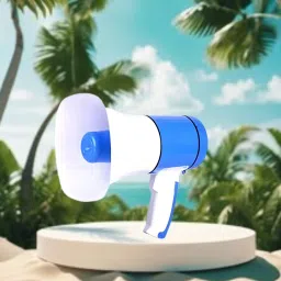 Handheld Megaphone with Siren, Microphone & Rechargeable for Outdoor EventsB236 King Bhopu Speaker (Portable Horn)Recorder Player & Sirens With Dual BatteryB236 Outdoor PA System-image-56