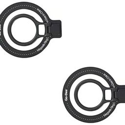FKU SET OF 2 Strongest Magnet Power Cell Phone Finger Ring Holder Compact Mobile Holder-image-3