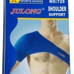 Single Shoulder Brace Support Strap Wrap Belt JULONG Elastic Shoulder Support Men Lacrosse Shoulder Pad-1
