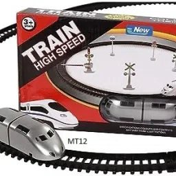 FAST METRO TRAIN WITH TRACK-10