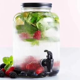 5.5 L Glass Baverages Table Top Mannual Water/Juice Dispenser Bottled Water Dispenser-image-0