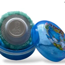 Baby Soft Powder Puff and Container | BPA-Free for Men Women Baby (Multicolor)-image-29