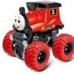 sr toys Mini Diecast Inertial Off-Road Four-Wheel Drive Climbing Vehicle Simulation Stunt Swing Thomas Train Toy For Set Of 2 (Multicolor, Pack of: 1) image 2