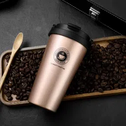 Stainless Steel Coffee Mug (500 ml) Self Heating Mug-28