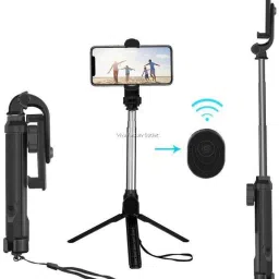 play run ME Bluetooth Selfie Stick with Tripod Tripod, Tripod Kit, Monopod-5