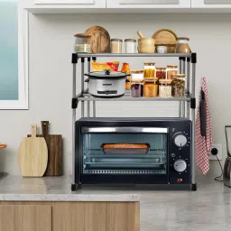 Microwave Stand Carbon Steel Kitchen Trolley-picture-23