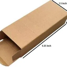 Corrugated Cardboard 3 Ply Corrugated Box Size LxWxH - 6.25x 3.5 x1.25 Inches Packaging Box-24