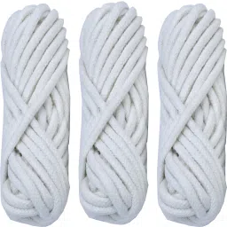 The GANGA Handpicked Pure Cotton Strings for Dori Ethnic Indian Dresses, Pajama, Lehenga, Saree Petticoat, Salwars, Patiala, Chudidars (Larges 60 meters) - Pack of 5 Thread-image-44