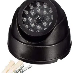MOHAK 4 PCS Fake Security Camera Dummy Dome CCTV with Blinking Red LED Security Camera image 3